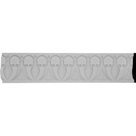 Ekena Millwork 6 3/4"H x 3/4"P x 94 1/2"L, (6" Repeat), Springtime Chair Rail CHA06X00SP